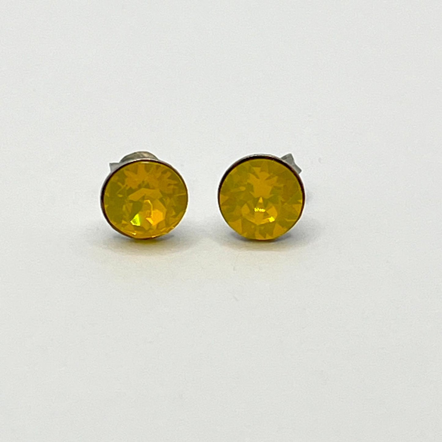 30711 Vintage Swarovski Kristallen Ohrhanger 8mm