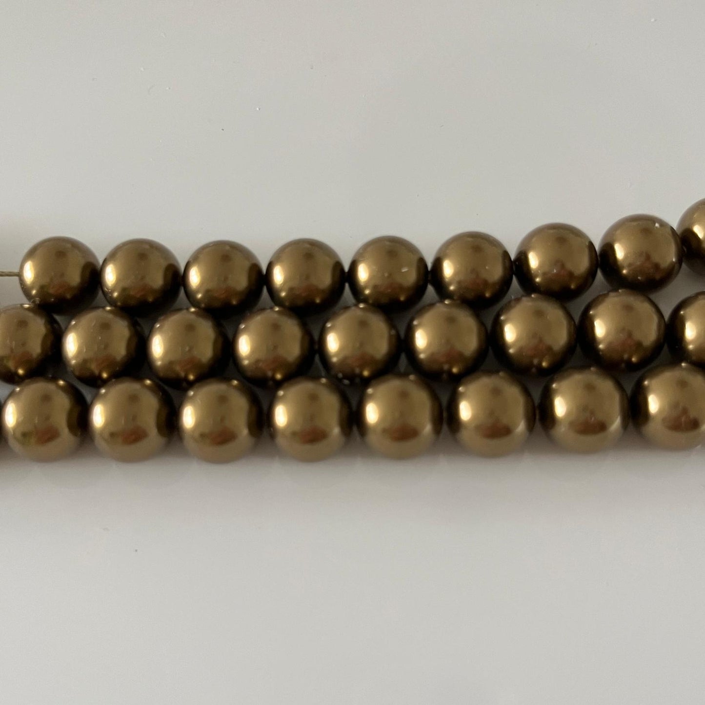 Swarovski® Pearl Antique Brass Pearl 8mm