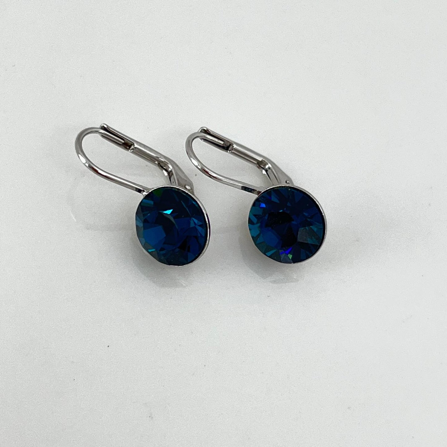 30324 Vintage Swarovski Kristallen Ohrringe 8mm