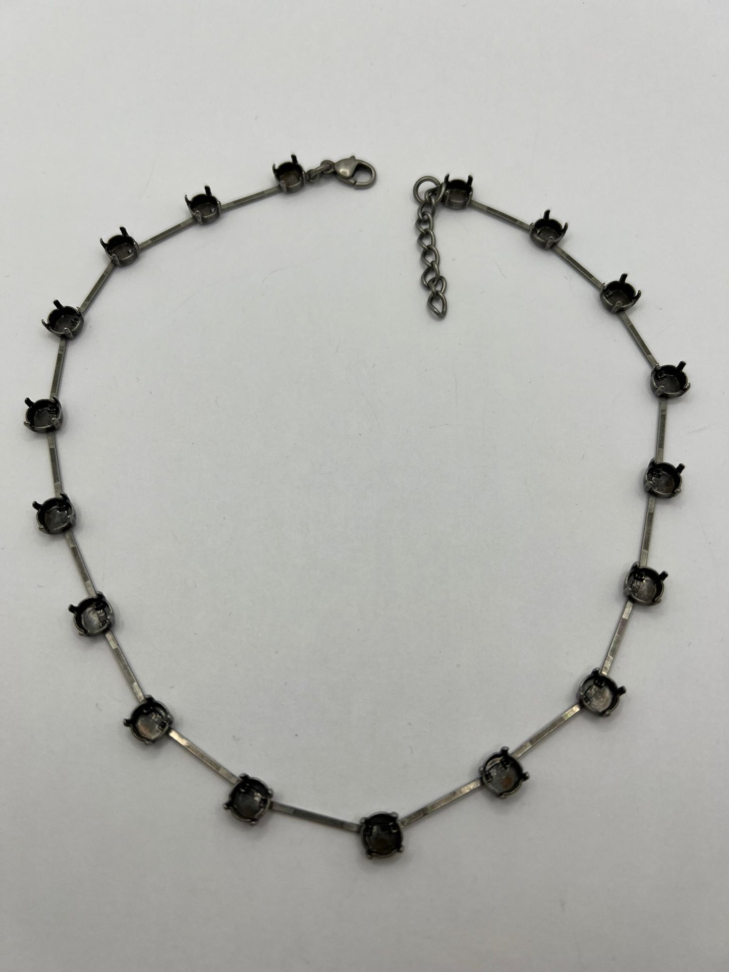 6487 Vintage leerer Kette zum Befüllen mit Swarovski Kristallen 40cm