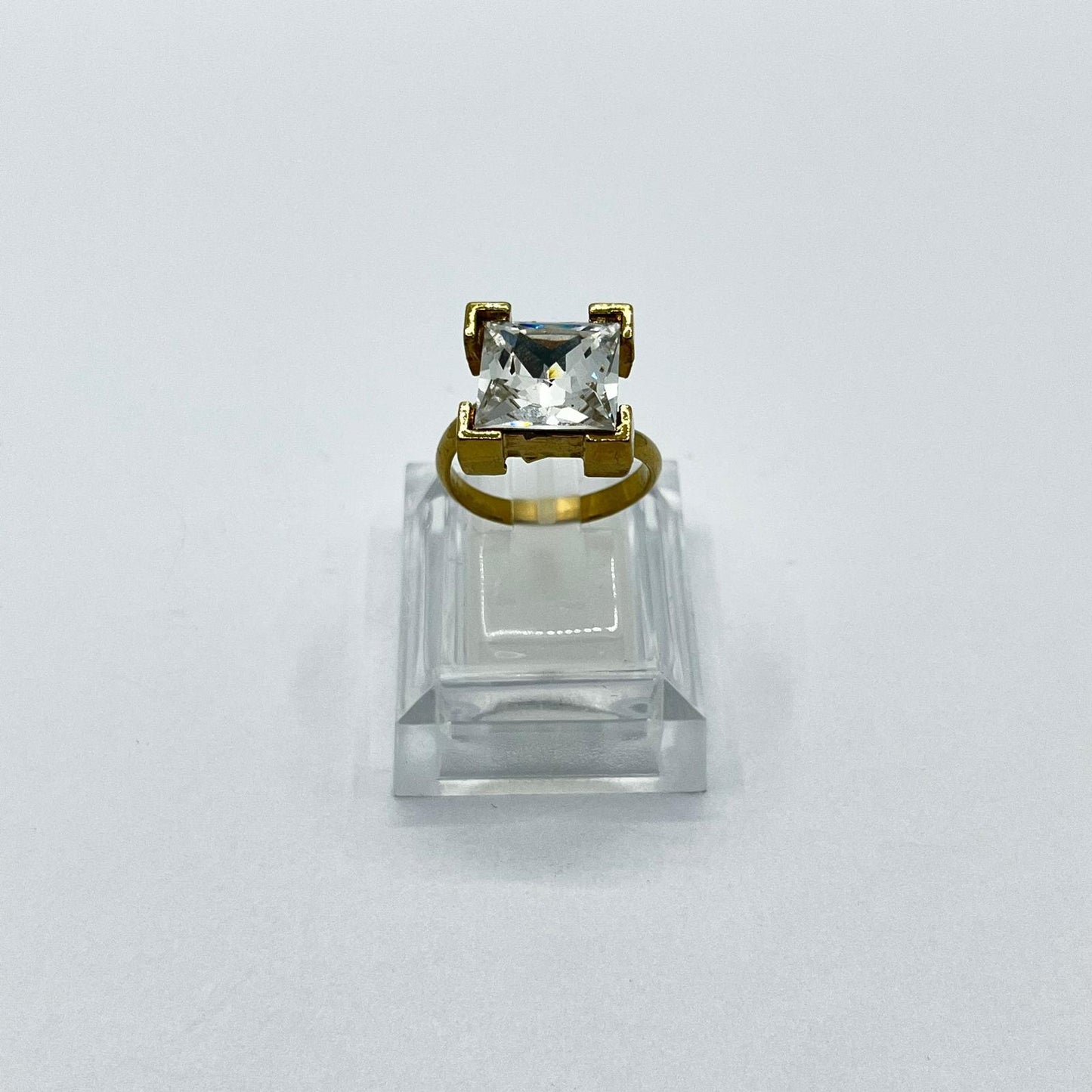 9663 Vintage Swarovski Kristallen Ring 15mm
