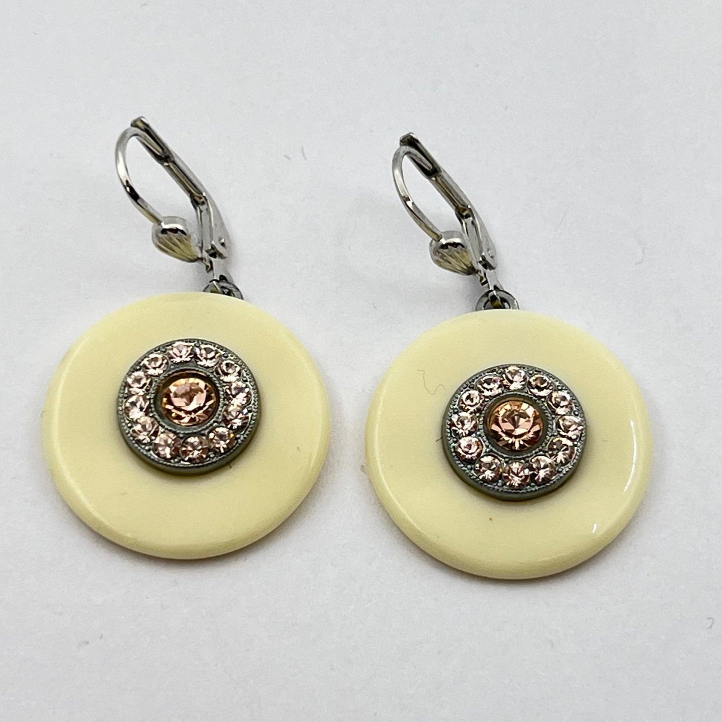 30658 Vintage Swarovski Kristallen Ohrhanger 20mm