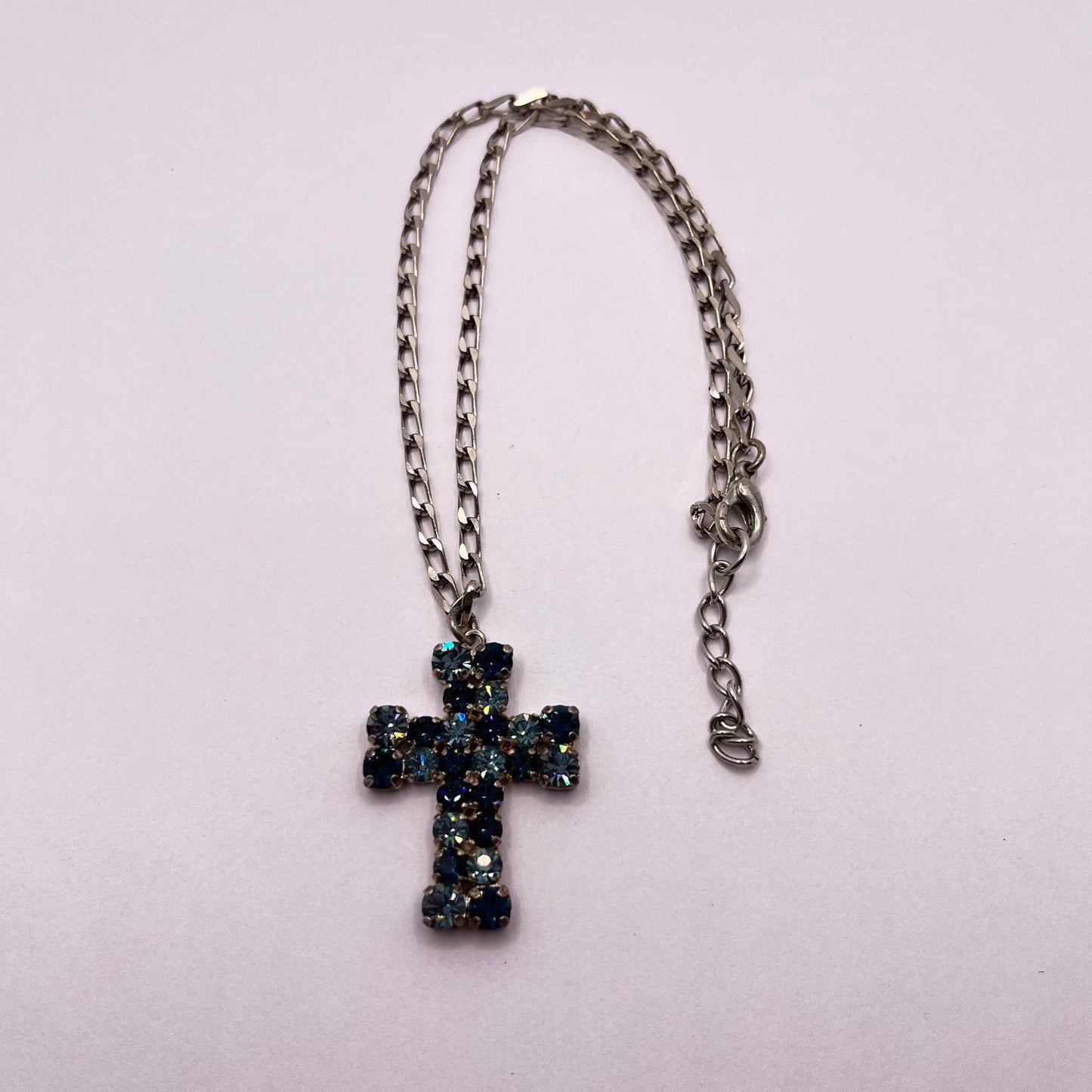 6301 Vintage Swarovski Kristallen Halsketten 40cm