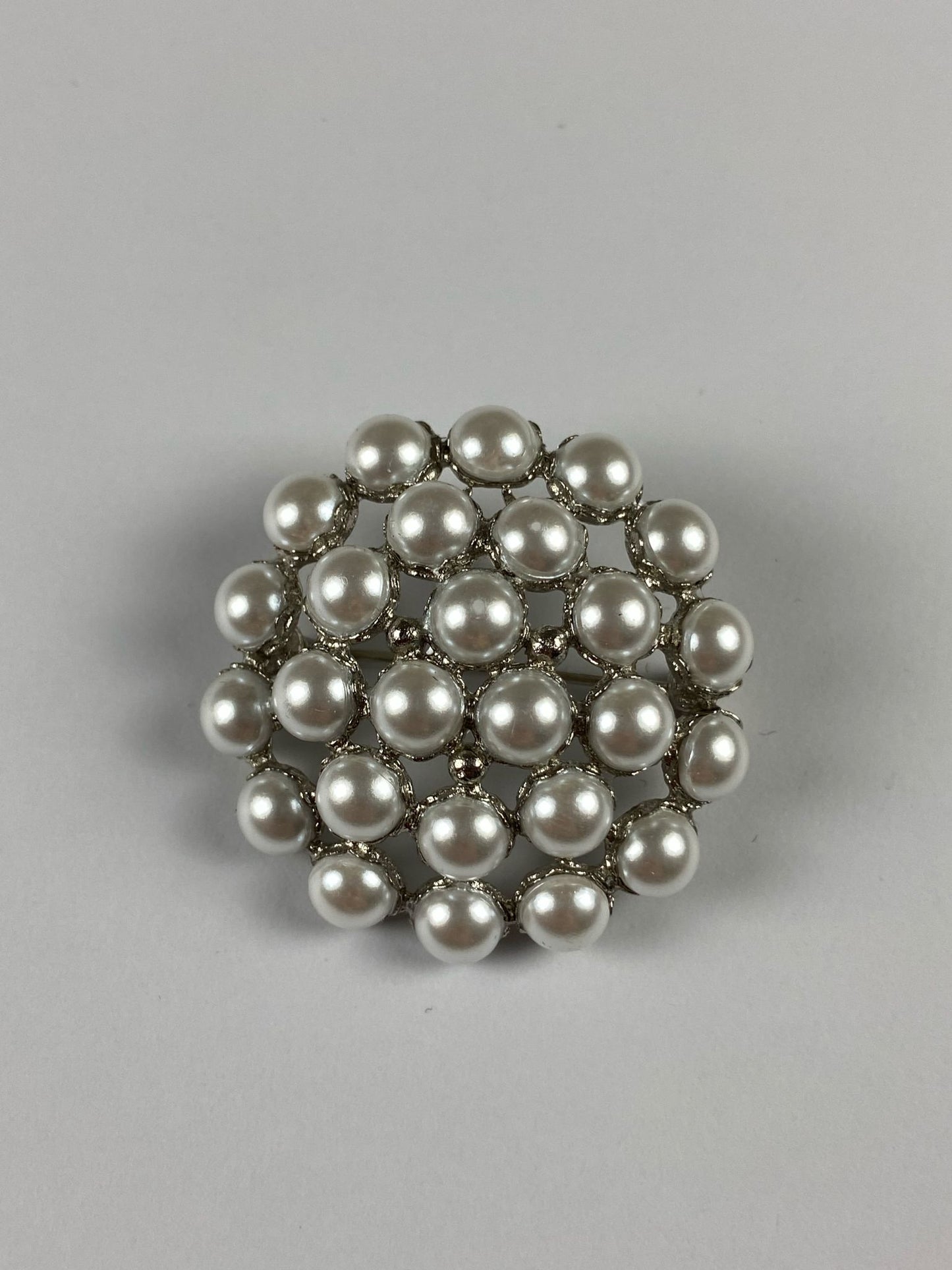 8713 Vintage Swarovski Kristallen Brosche 35mm