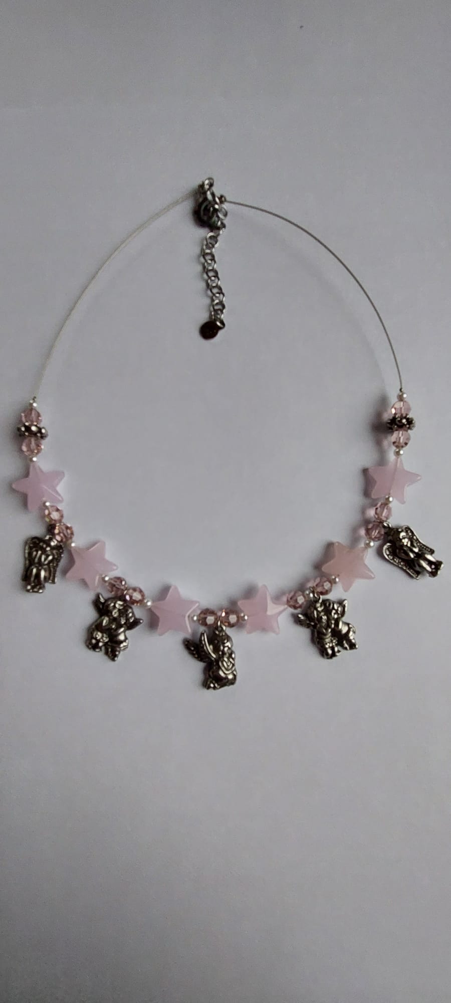 6911 Vintage Necklace mit Swarovski Beads
