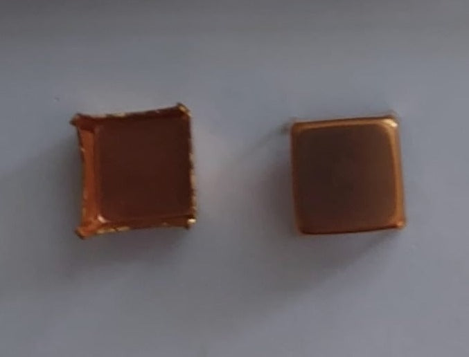 Swarovski® Kristallfassung/Aufnähkessel Kaleidoscope Square 10mm