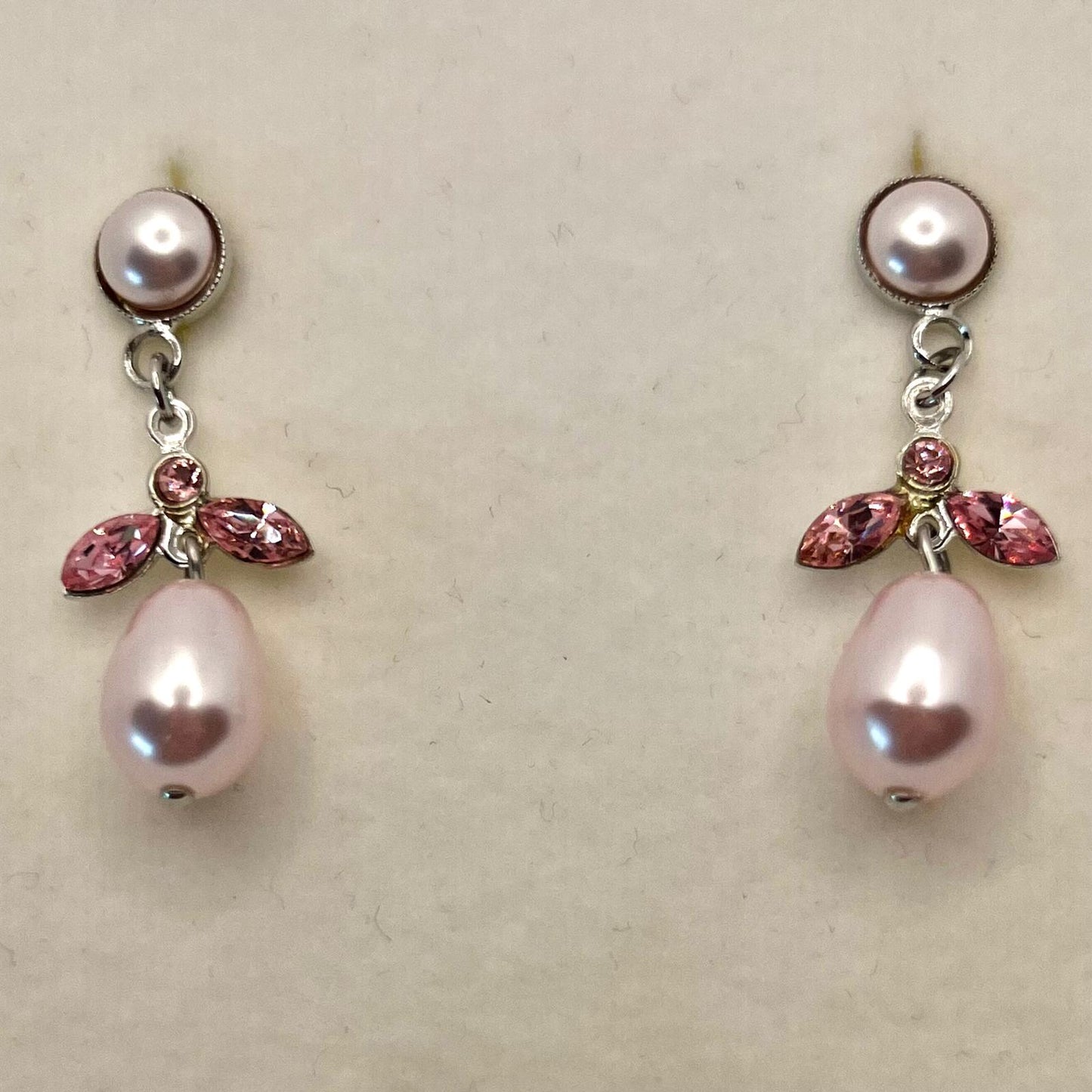 30622 Vintage Swarovski Kristallen Ohrhanger 33mm