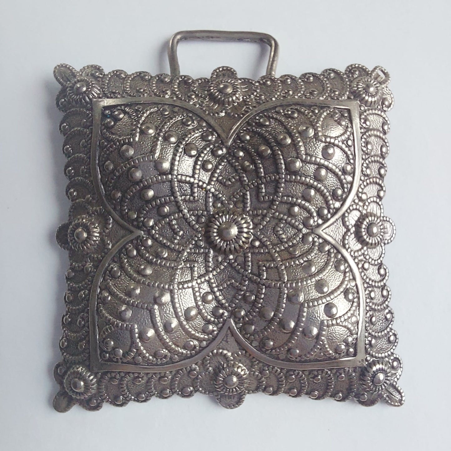 2005 Silberne Gürtelschnalle 40mm