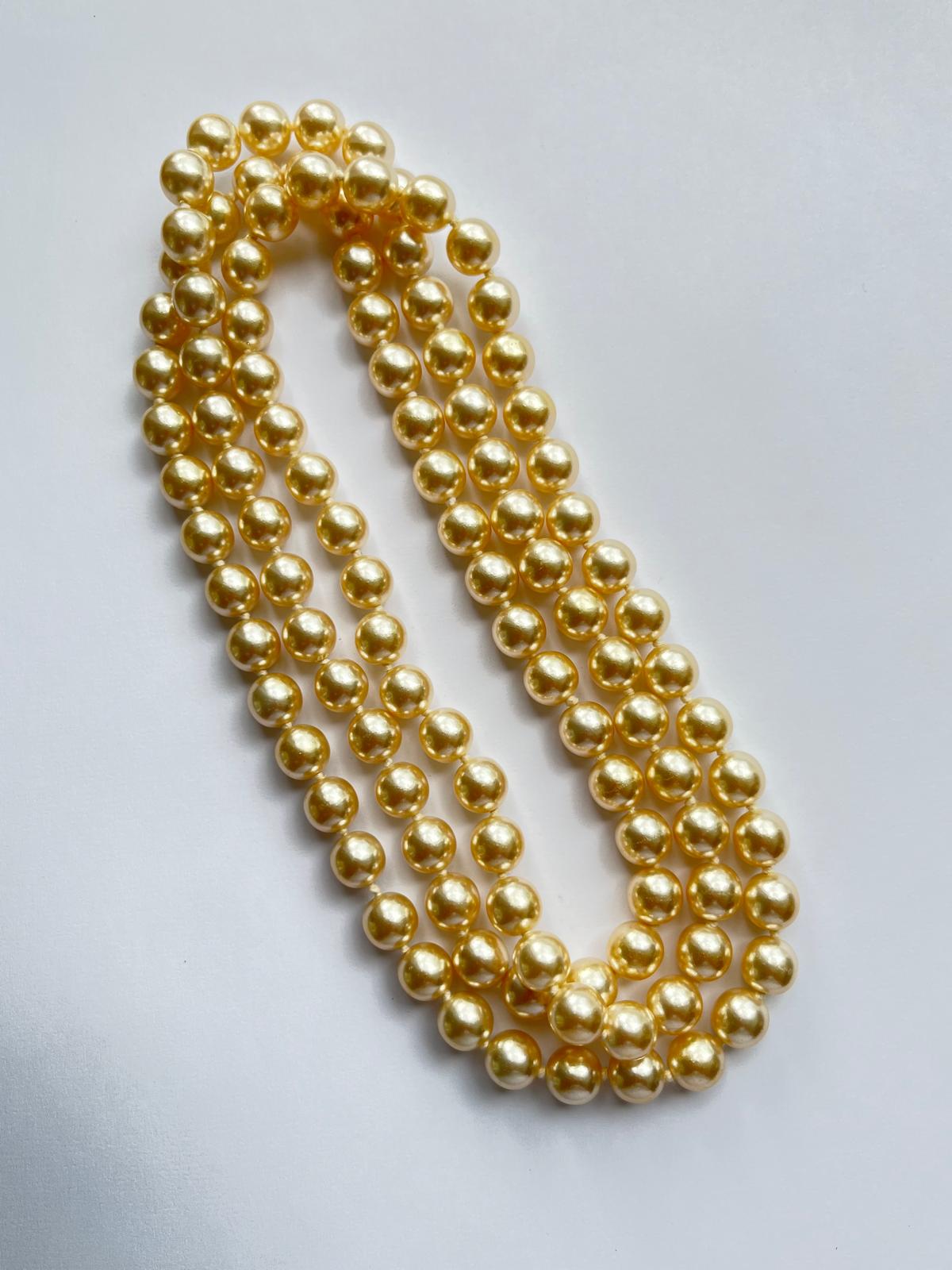 6215 Vintage Swarovski Kristallen Perlenkette 120cm