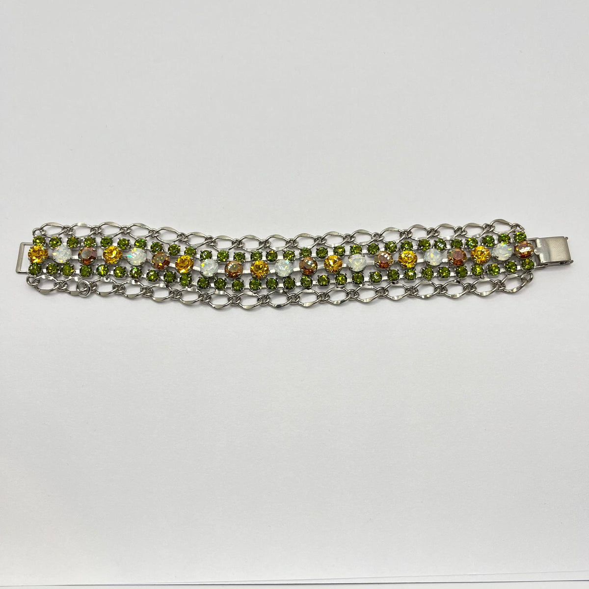 7012 Vintage Swarovski Kristallen Armband 18cm