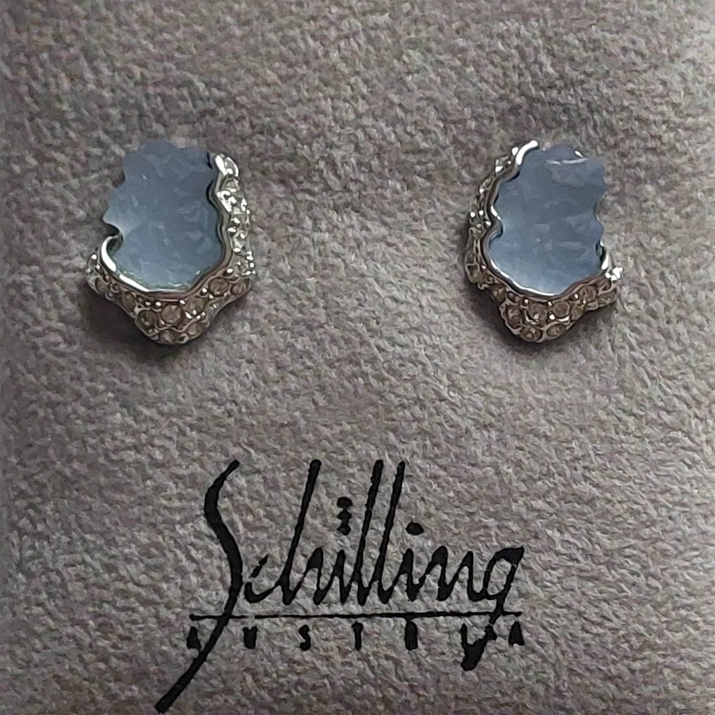 Original Vintage Schilling Austria Ohrringe 14mm