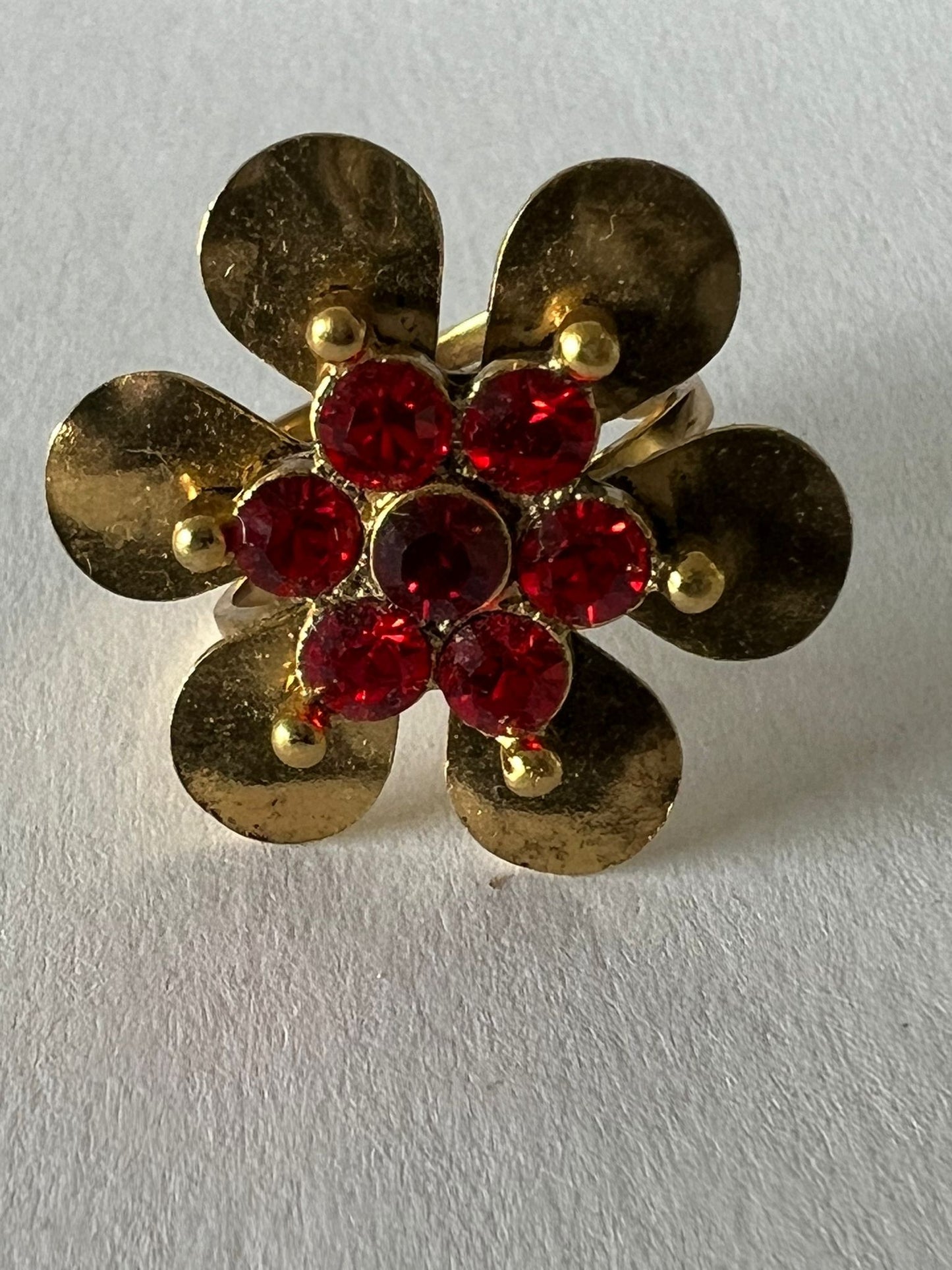 9790 Vintage Swarovski Kristallen Ring 27mm