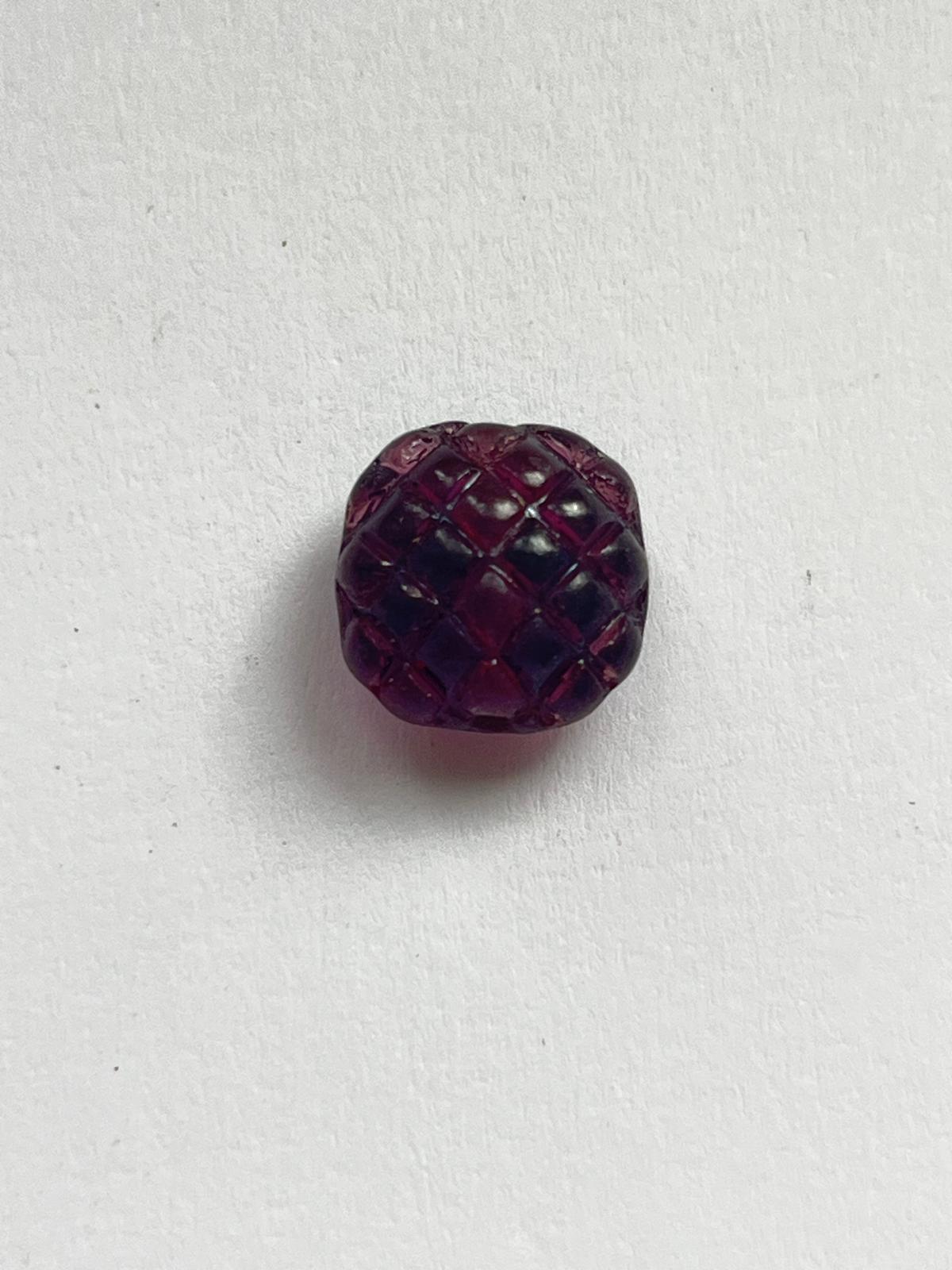 5792 Vintage Perlen Dunkellila 10mm