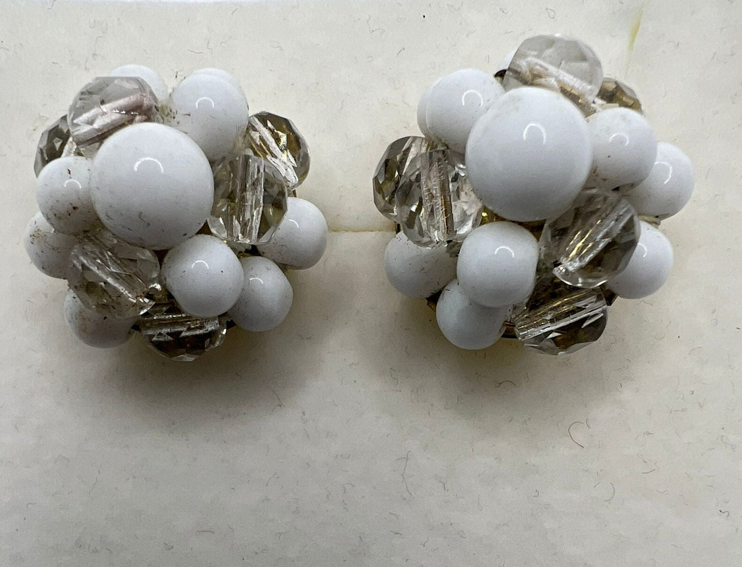 30522 Vintage Perlen Ohrringe 20mm