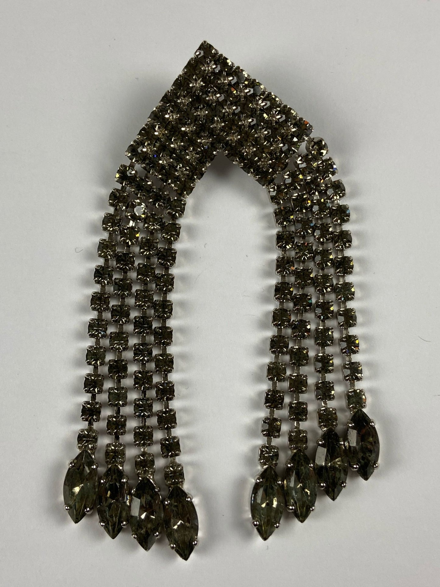 8659 Vintage Swarovski Kristallen Brosche 110mm