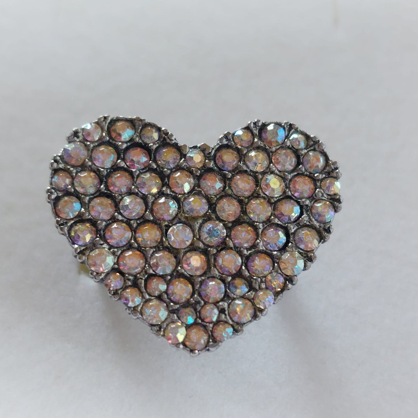 9812 Vintage Ring made with Swarovski Kristallen 30x25mm