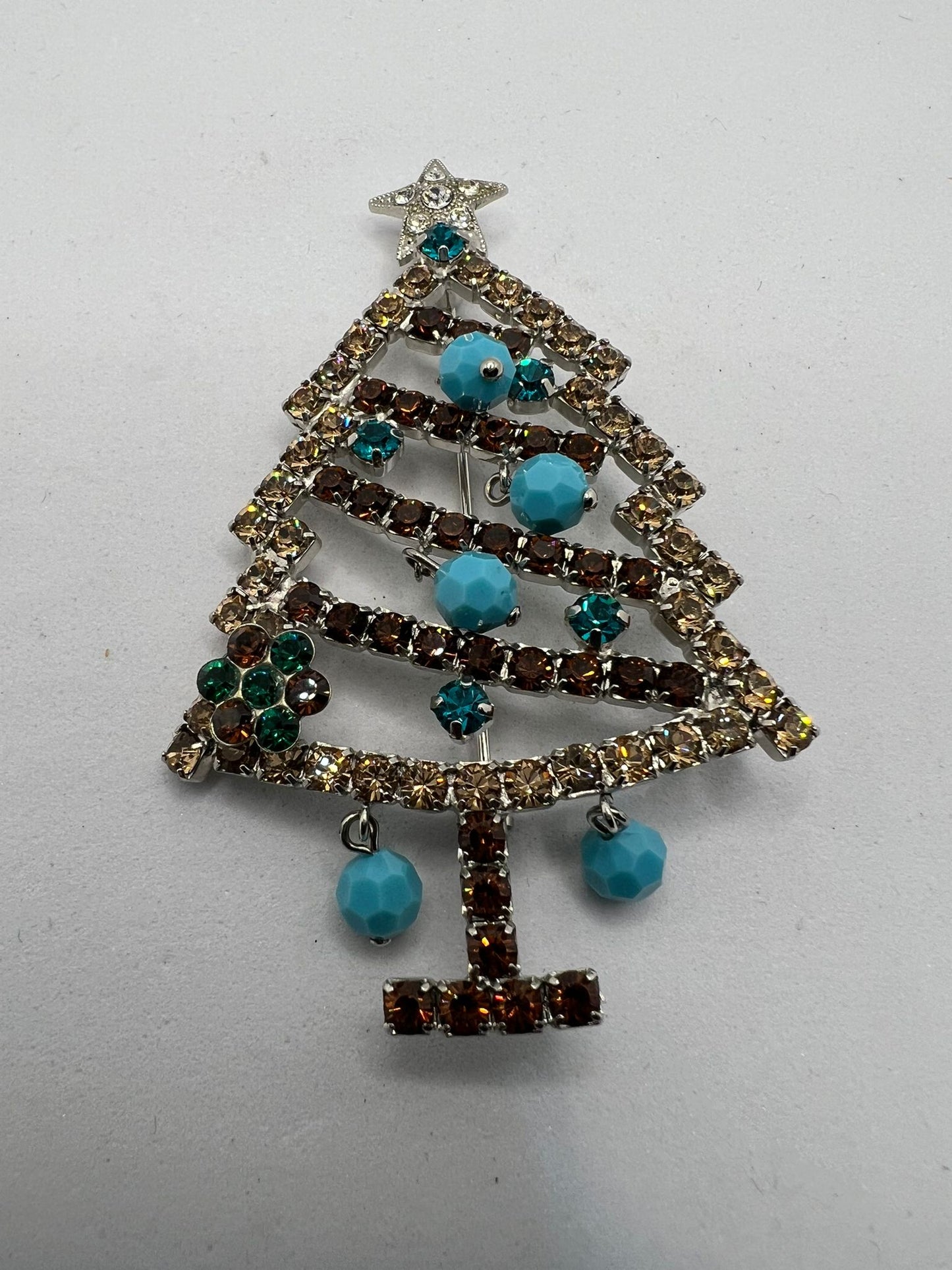 8854 Vintage Swarovski Kristallen Brosche 69mm