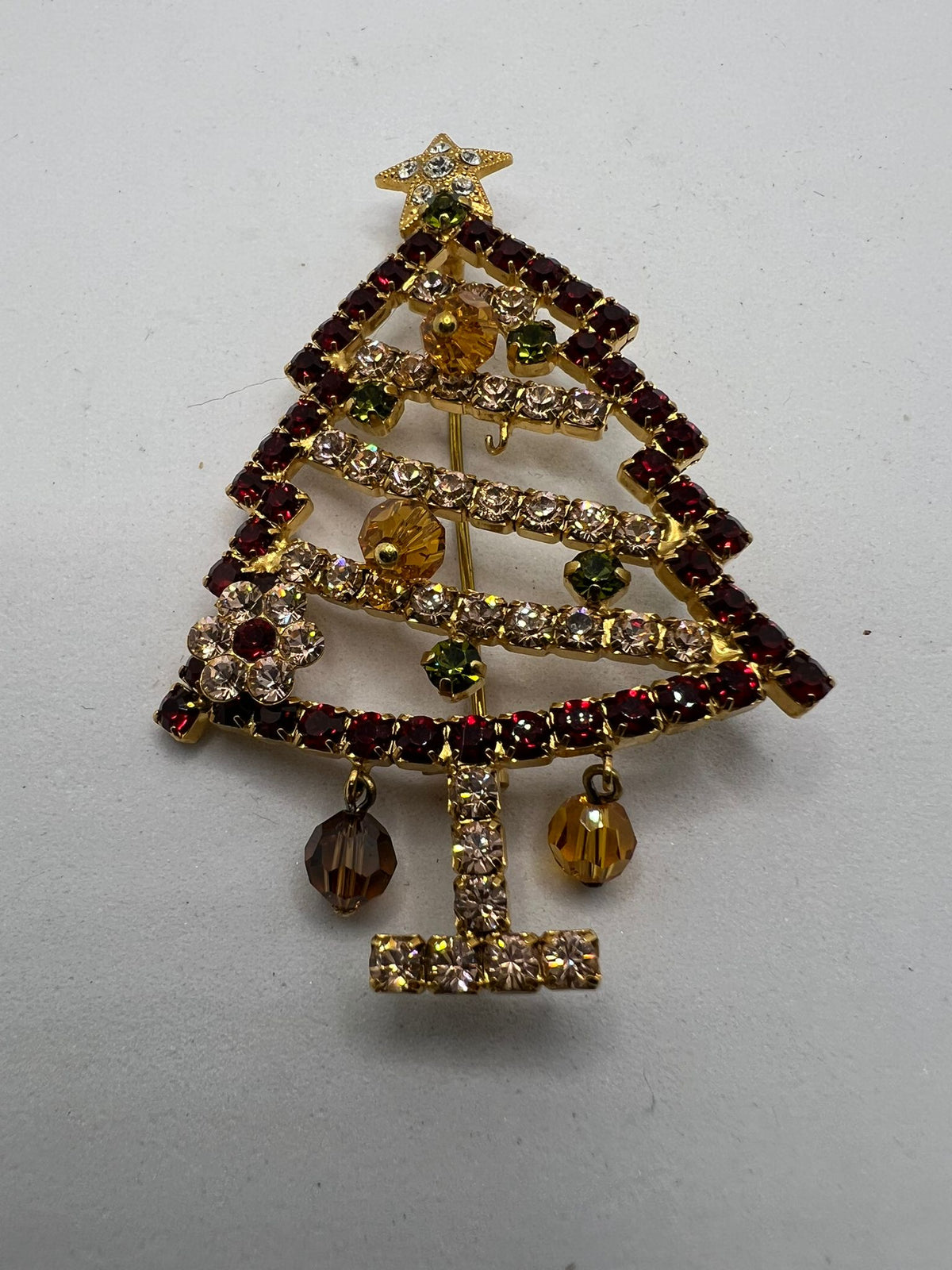 8867 Vintage Swarovski Kristallen Brosche 69mm