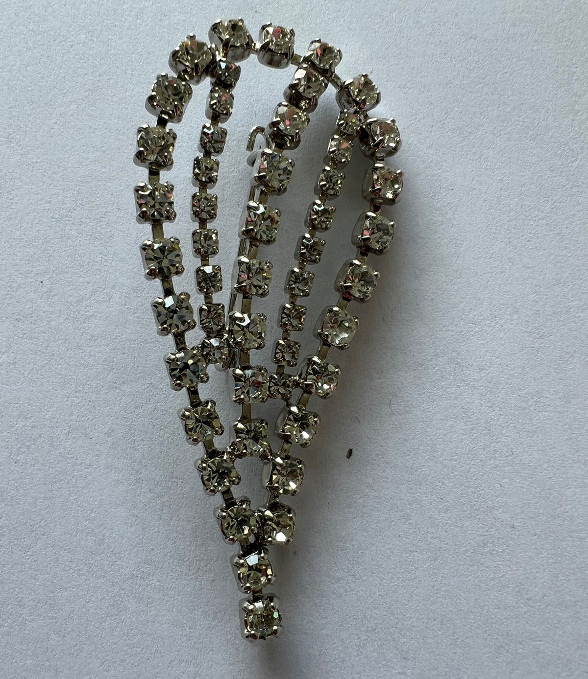 8553 Vintage Swarovski Kristallen Brosche 85mm