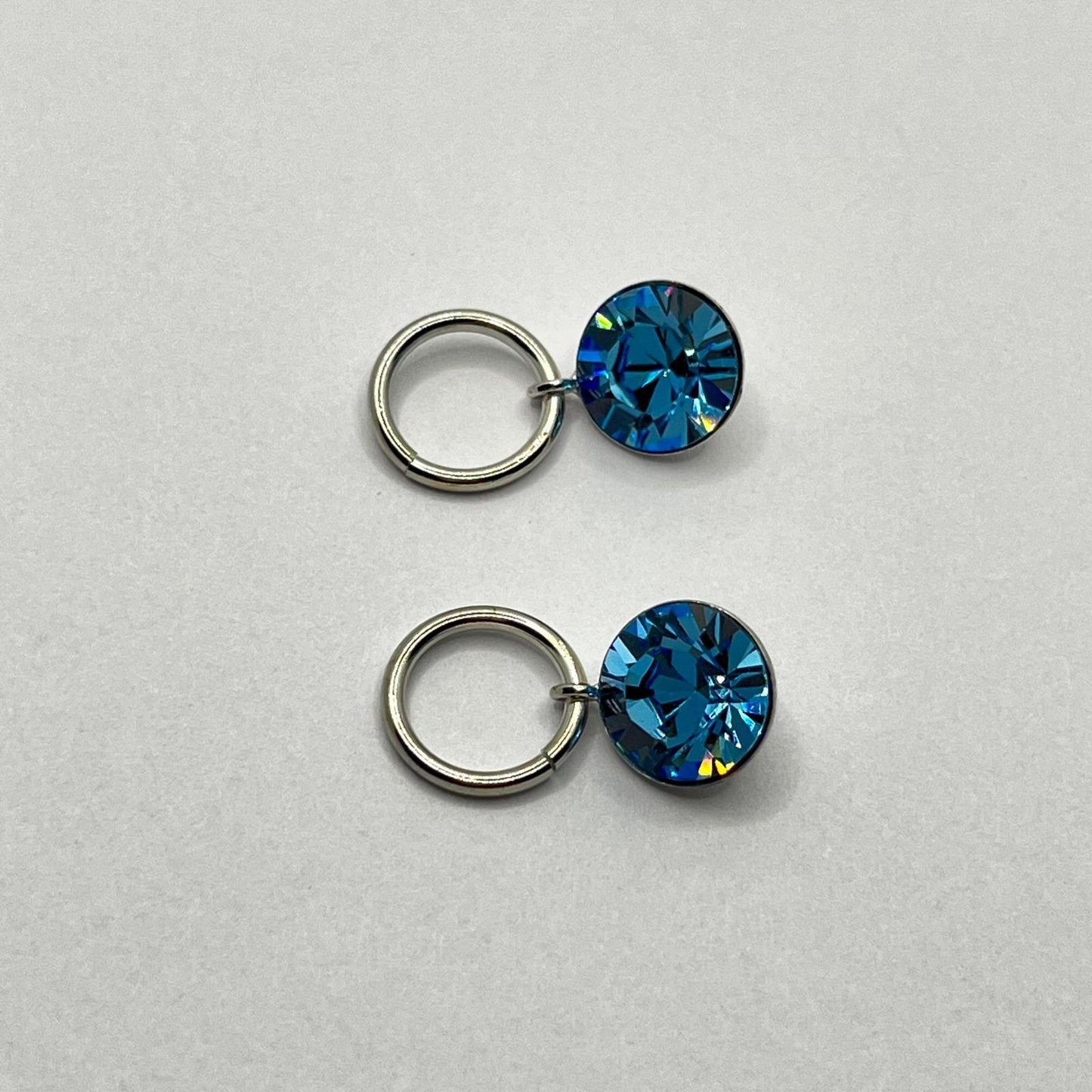 1140 Vintage Swarovski Kristallen Hängender Anhänger 8mm