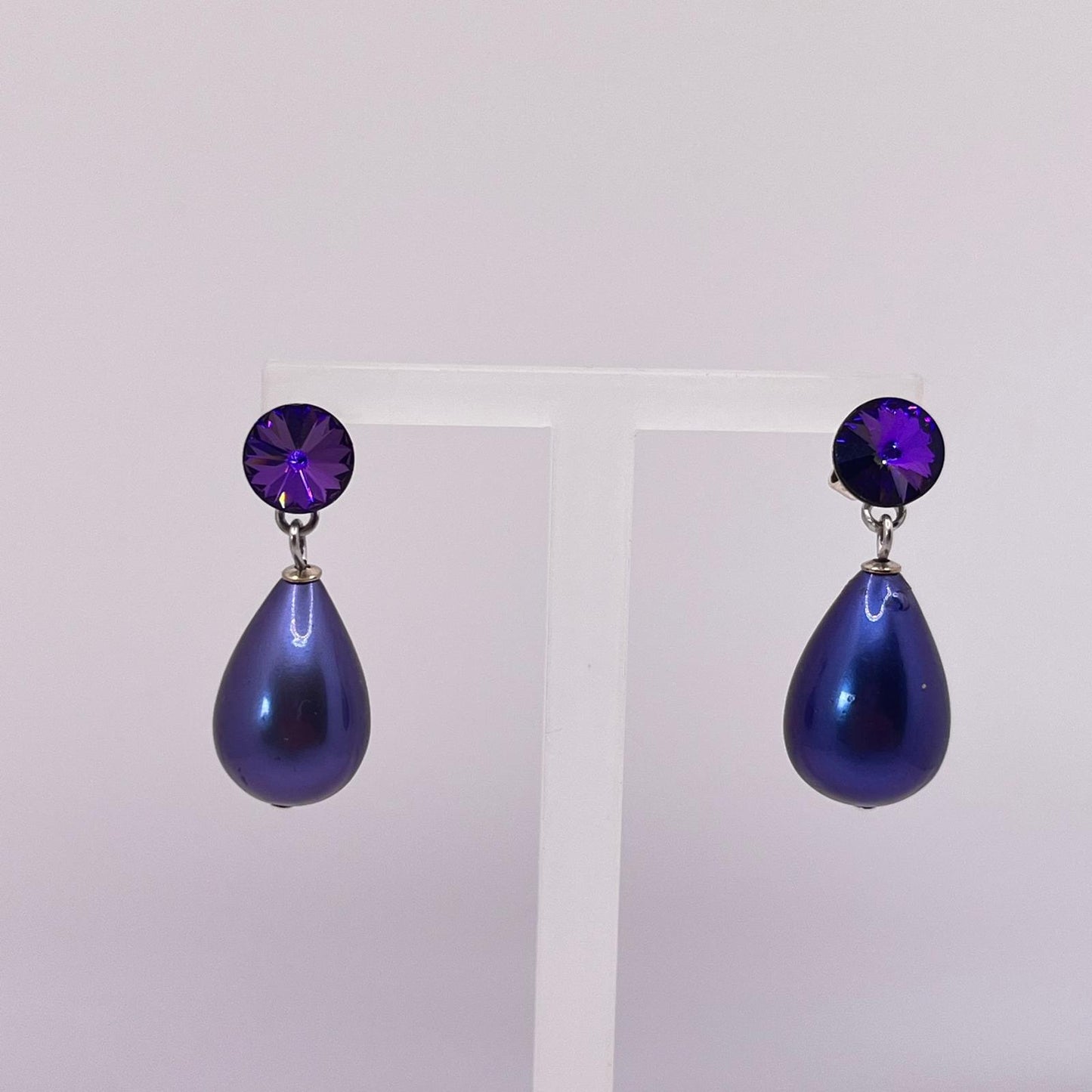 30731 Vintage Swarovski Kristallen Ohrstecker 30mm