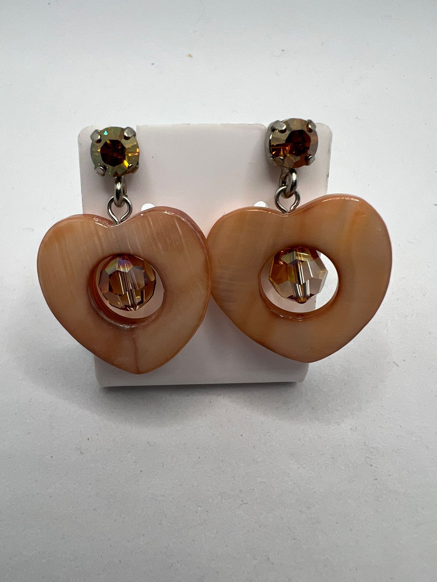 30587 Vintage Swarovski Kristallen Ohrhanger 24mm
