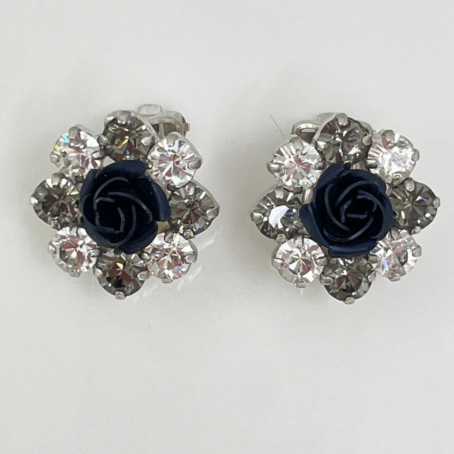 30352 Vintage Swarovski Kristallen Ohrclip 19mm