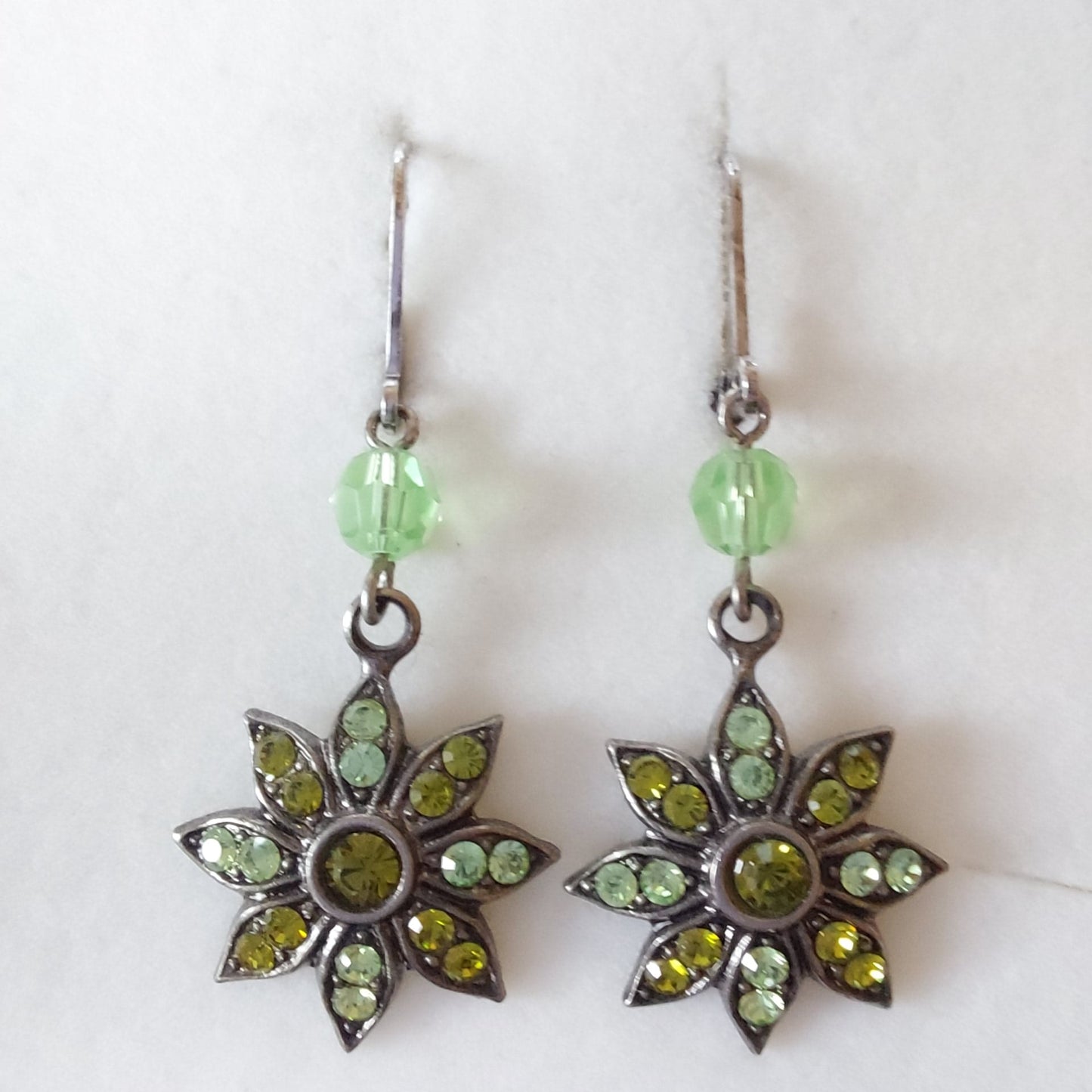 3834 Vintage Earring mit Swarovski Crystals