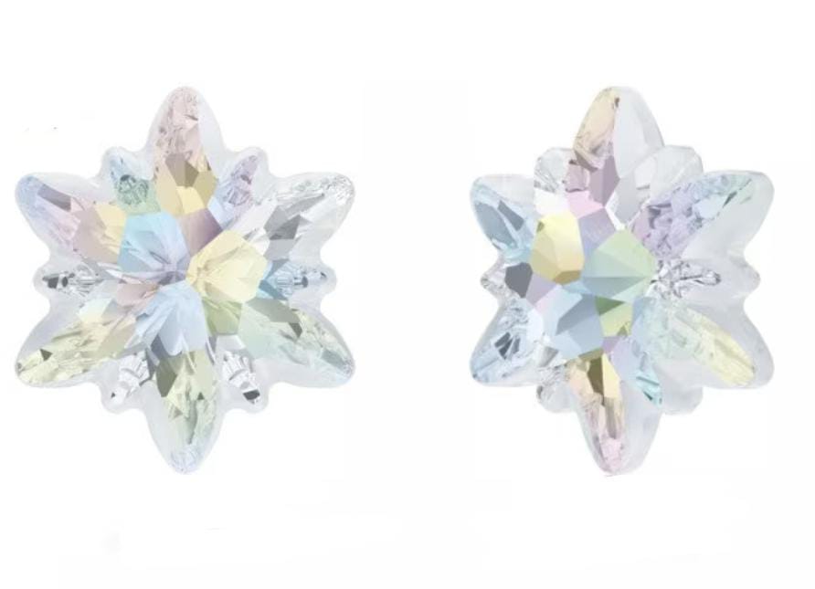 Swarovski® Fancy Edelweiss Aurore Boreale 14mm