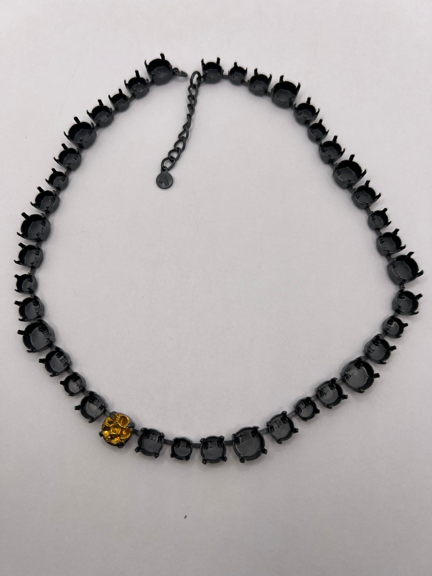 6477 Vintage leerer Kette zum Befüllen mit Swarovski Kristallen 40cm