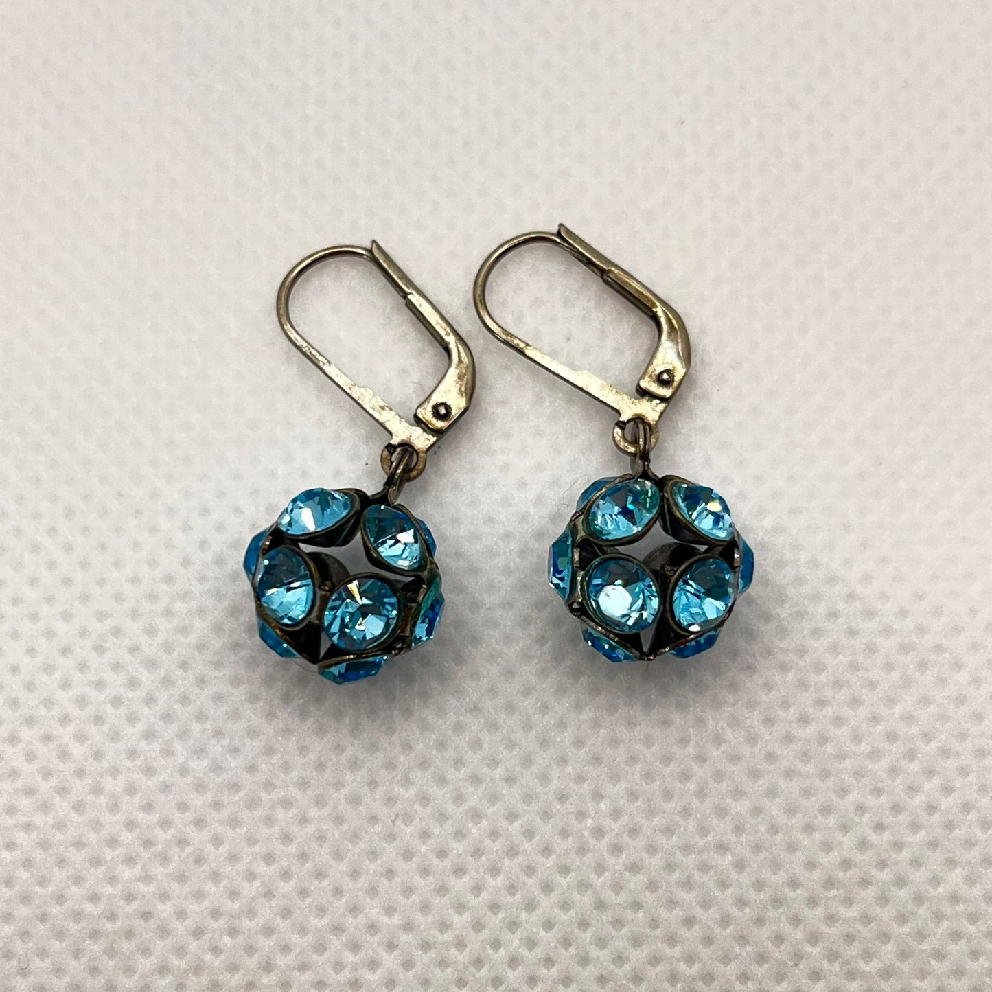 30476 Vintage Swarovski Kristallen Ohrhanger 10mm