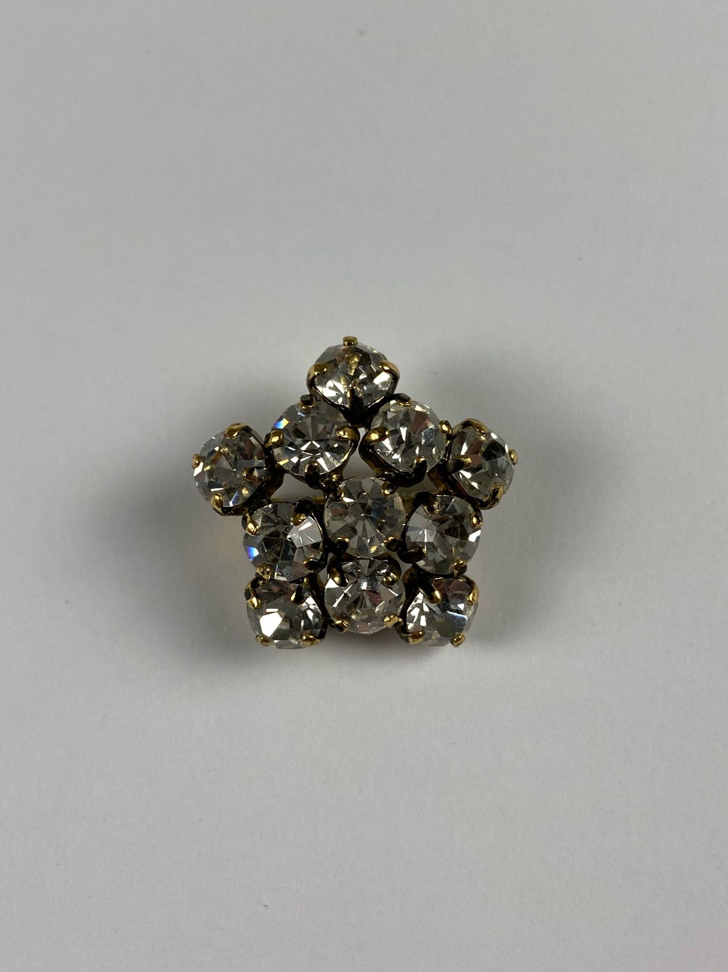 8705 Vintage Swarovski Kristallen Brosche 31mm