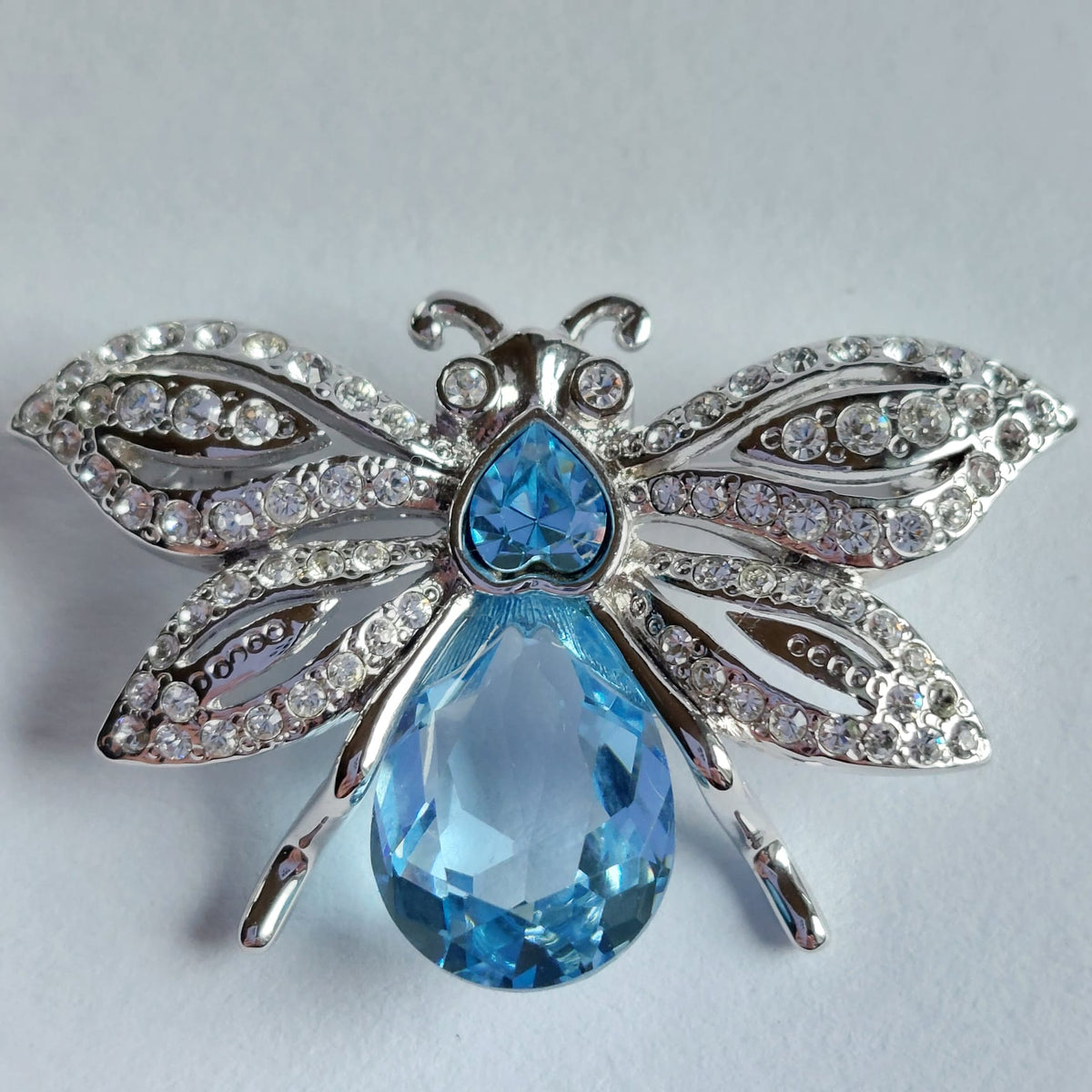 8103 Vintage Brosche 40x26mm