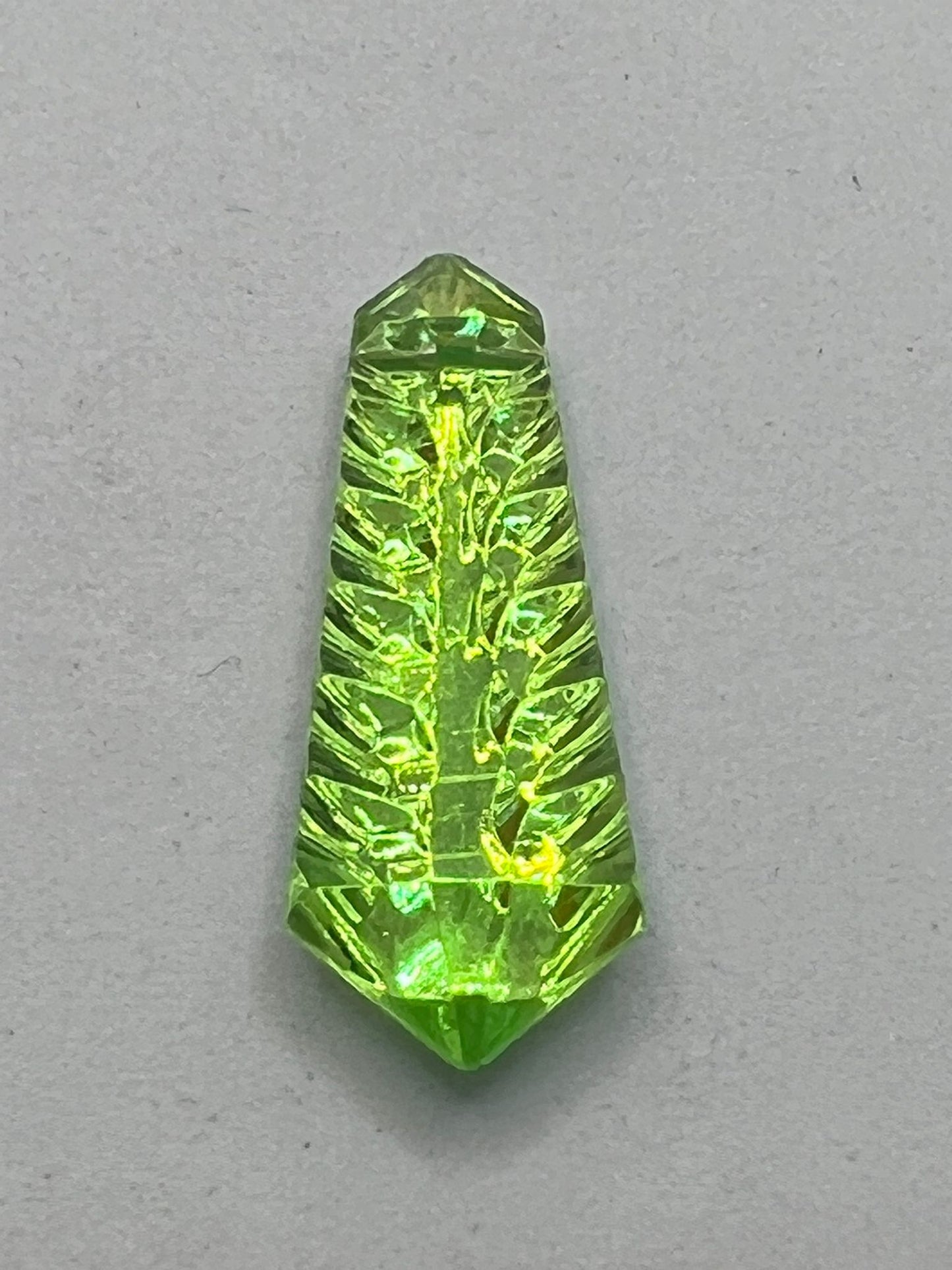 59257 Vintage Kunststoff Perle 32mm