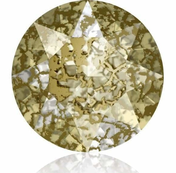 Swarovski® Chaton Gold Patina SS39