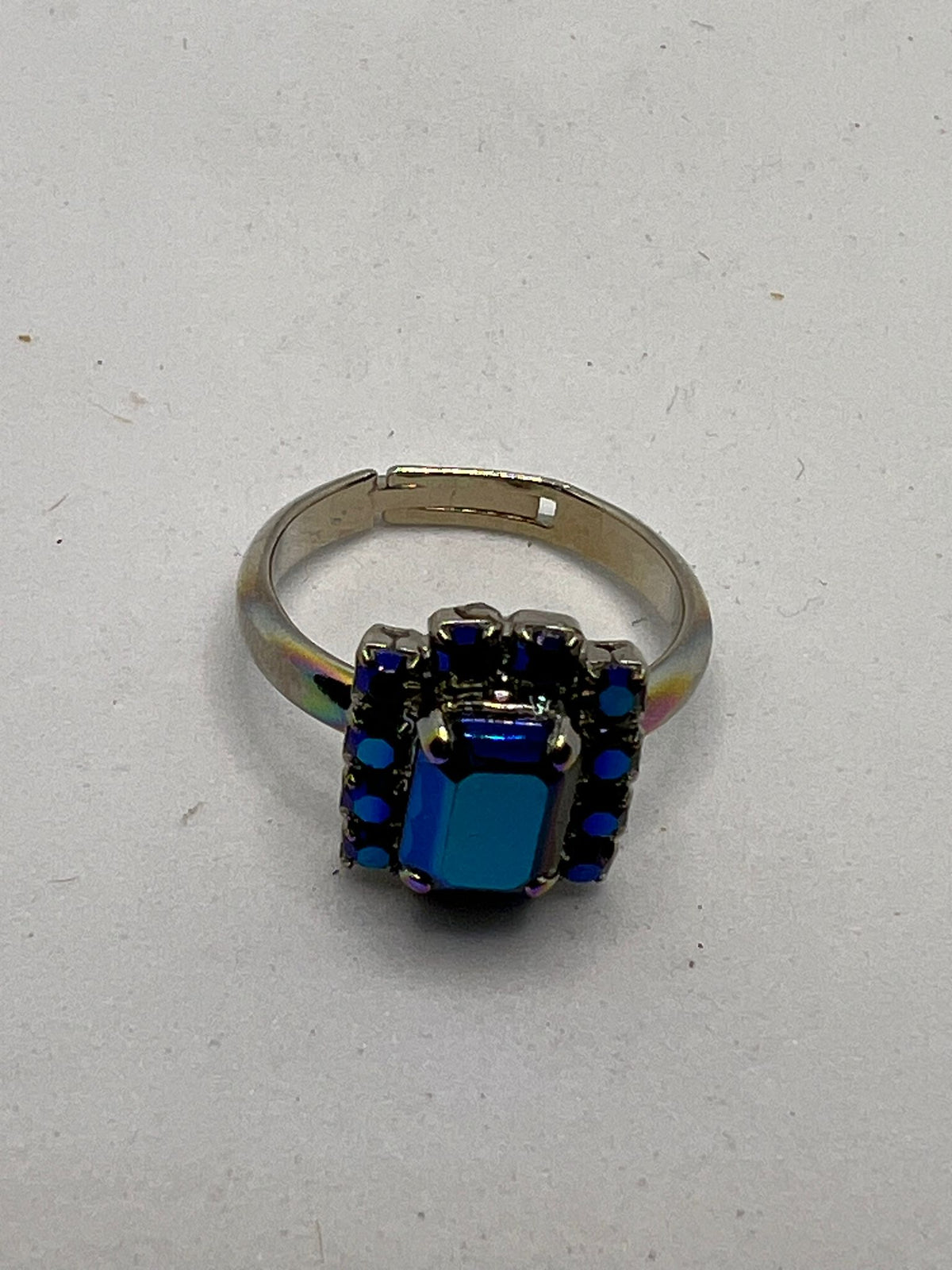 9689 Vintage Swarovski Kristallen Ring 12mm