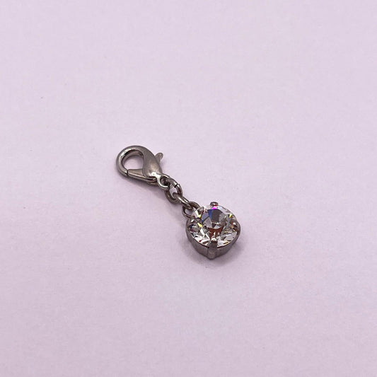 2937 Vintage Swarovski Kristallen Anhänger Charm 8mm