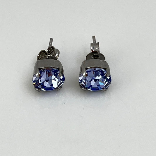 30342 Vintage Swarovski Kristallen Ohrstecker 7mm