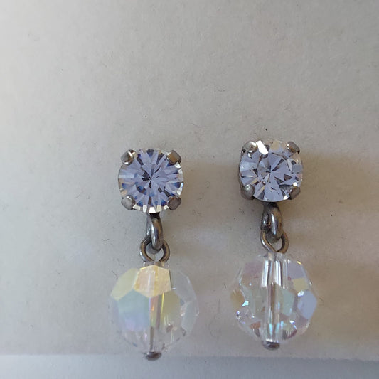 3776 Vintage Earring mit Swarovski Crystals