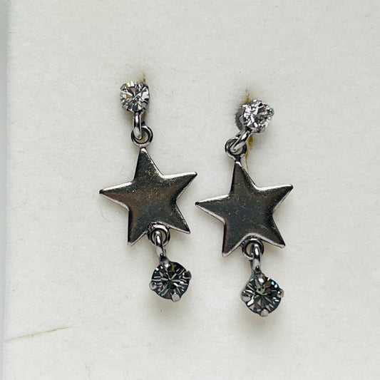 3899 Vintage Earrings mit Swarovski-Kristallen 35mm