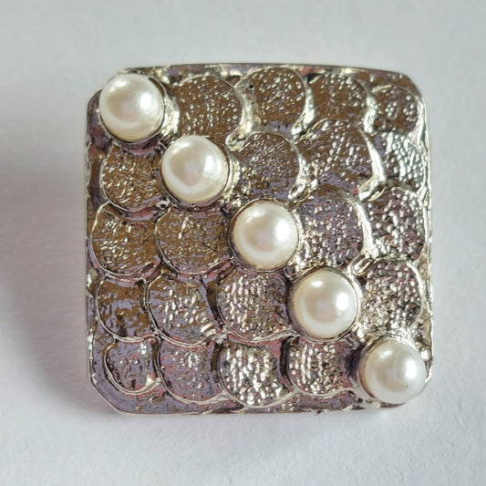 4070 Knopfe mit Swarovski Perlen 22mm