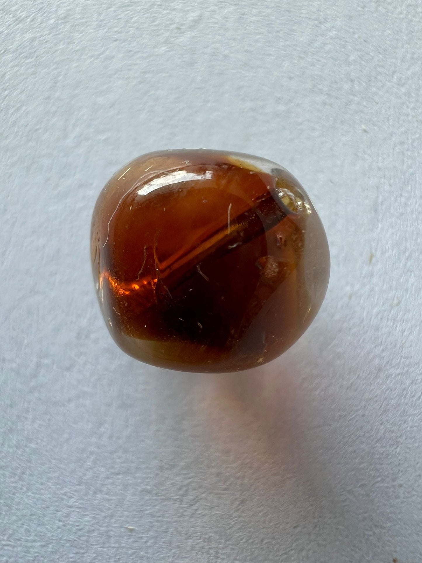 5725 Vintage Acryl Perlen Bernstein 11mm