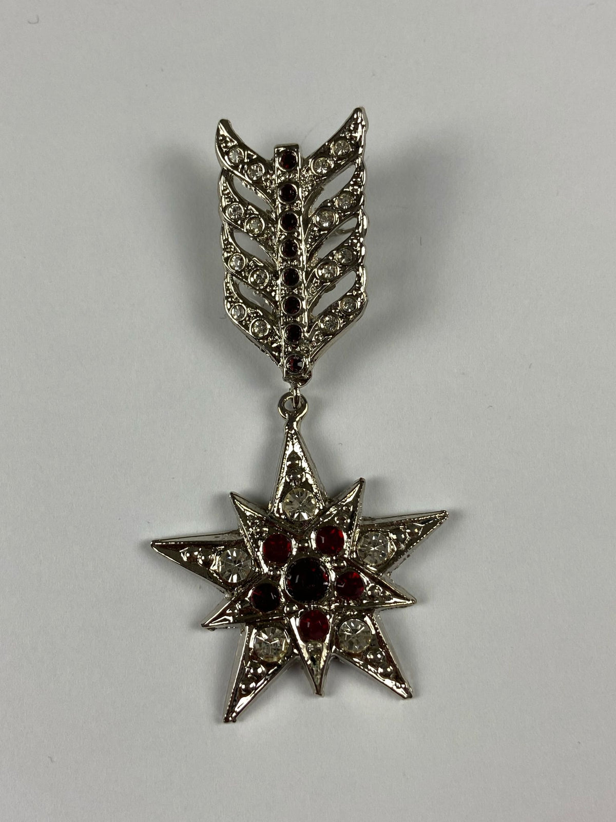8646 Vintage Swarovski Kristallen Brosche 70mm