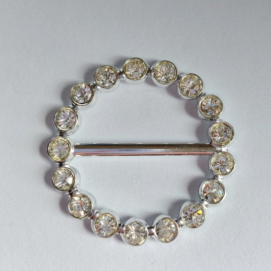 2108 Silberne Gürtelschnalle 43mm