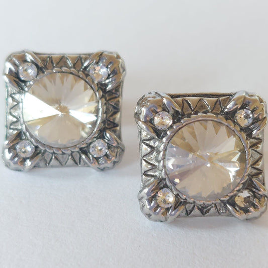 3887 Vintage Earring mit Swarovski Crystals