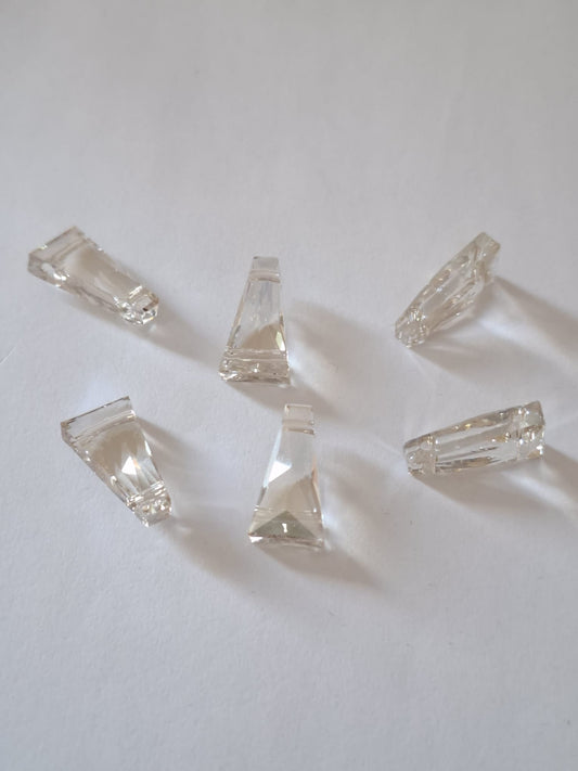 Swarovski® Beads Keystone Silver Shade 17mm