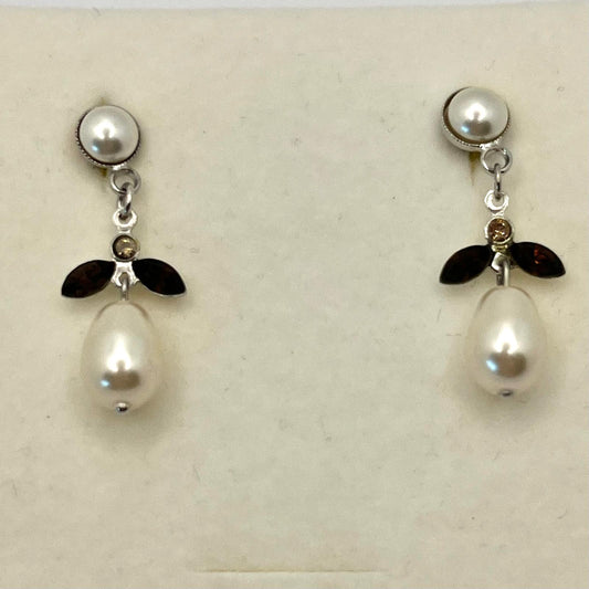 30624 Vintage Swarovski Kristallen Ohrhanger 33mm