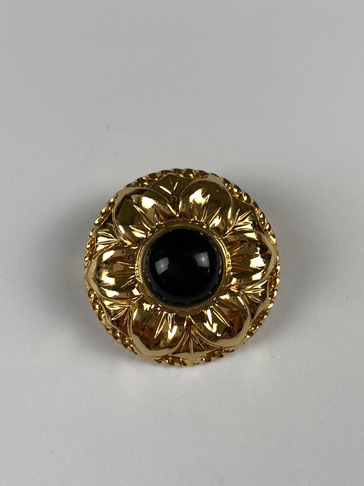 8214 Vintage Cabochon Brosche 30,5mm