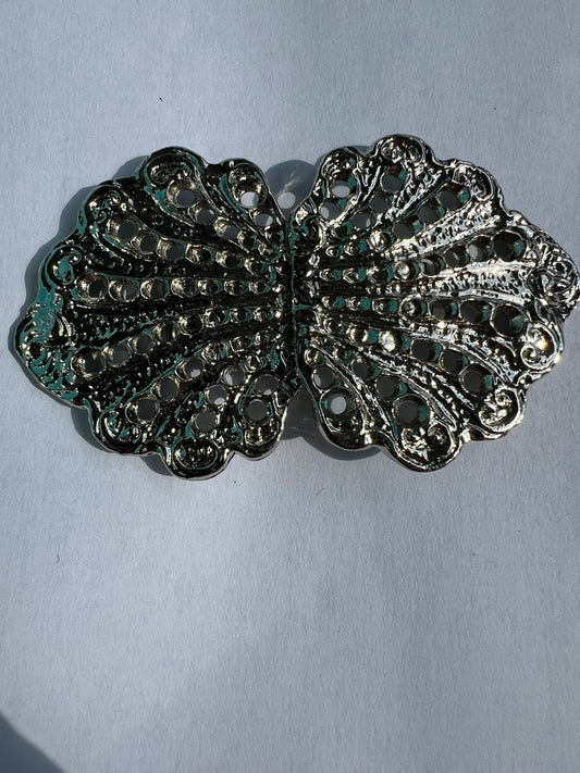 2337 Vintage Swarovski Kristallen Gürtelschnalle 90mm