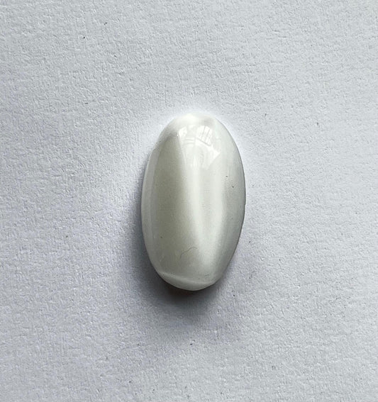 1073 Vintage Kunstmarmor Oval Cabochon 24mm